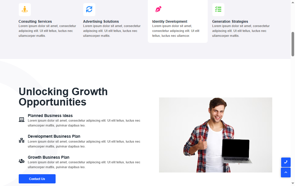 Project Screenshot 2 of the search results page