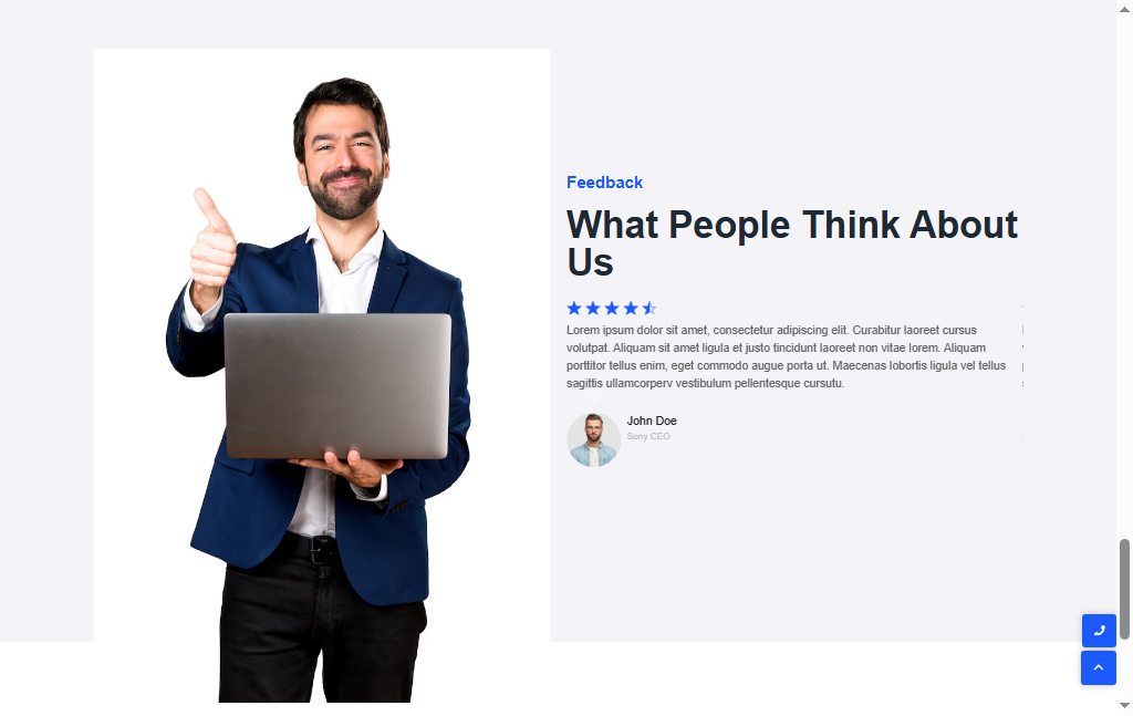 Project Screenshot 4 of the mobile interface